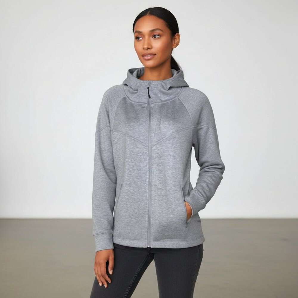 Spyder Scuba Full Zip Hoodie Heather Gray Jacket Size Medium NWT